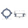 ANODE MERCRUISER COLLERETTE HELICE