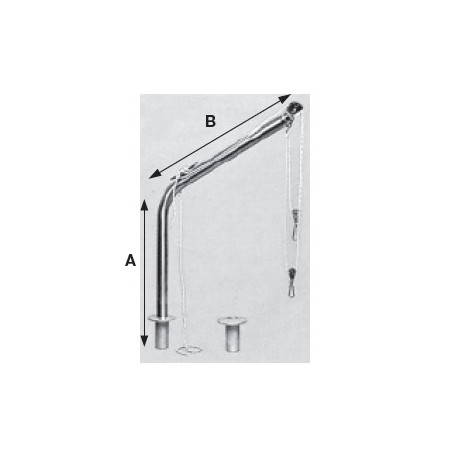 Bossoir fixe tube inox LA PAIRE - METALFORM ITALIA Bossoirs  15409016