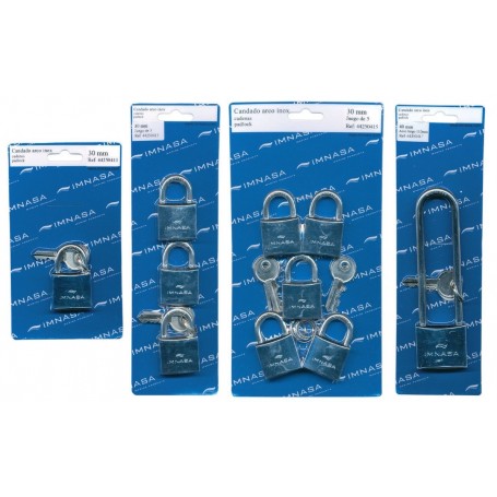 Cadenas marine avec anse inox - Imnasa Verrou, Sauterelle et Grenouillère  44250411