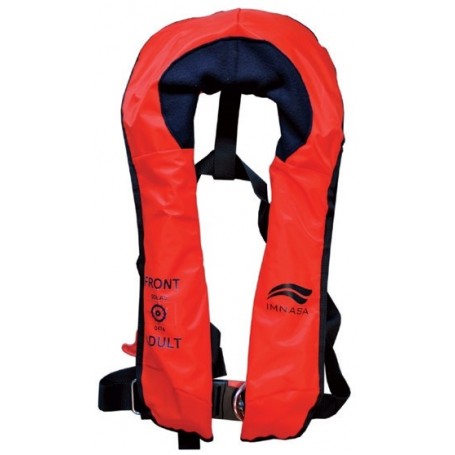 GILET AUTO grande taille  MODULO 150N SOLAS - Imnasa gilet de sauvetage gonflable  90250487
