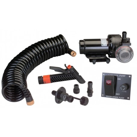 KIT AQUA JET WASH DOWN PUMP - Johnson pump Pompe de lavage et tuyau  98000198