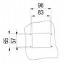 KLAXON 12V 110 x 89 mm BLANC /chromé- Marco - Marco Avertisseurs sonores  37006514118112