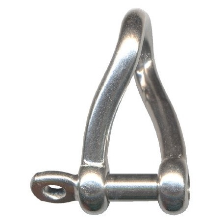 Manille torse Inox 316L Dimension:Ø6 20250036
