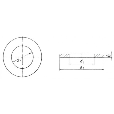 RONDELLE DIN125 A4 Visserie  20260436