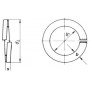 RONDELLE GROVER DIN127 A4 Visserie  20260446