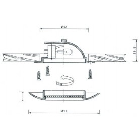 SPOT SEXTANS L - Foresti & Suardi Eclairage intérieur  65335103