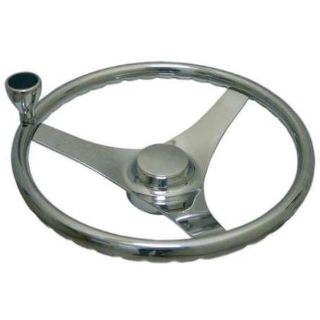 VOLANT INOX  3 branches avec boule - Imnasa Volant & Barre à roue  40250336