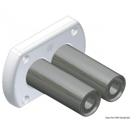 Kit paroi pour double tuyau hydraulique, étanche - Ultraflex Système de direction 8031164413001 45.028.24