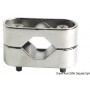Etriers en inox AISI 316 poli miroir - Osculati Crochet et Porte-manteau 8033137125423 37.261.01