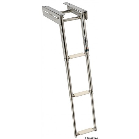 Echelles de plate-forme totalement escamotable avec glissière télescopique - Osculati Echelle de plateforme 8033137151873 49.543