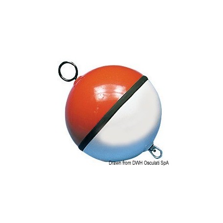 Bouée en ABS bicolore blanc/rouge - Osculati Bouées mouillages et corps mort 8033137120305 33.172.14