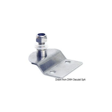 Plaques de fixation version spéciale porte à faux Le lot de 2 - Osculati Vérin de capot 8033137126291 38.013.10