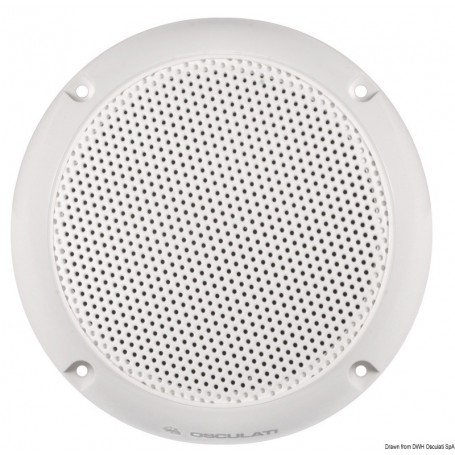 Enceintes stéréo deux voies version Slim, profondeur 23 mm - Osculati Autoradio et enceintes stéréo 8033137047008 29.721.99