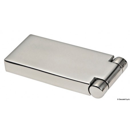 Charnière à encastrer pour portes Acier inox AISI 316 poli miroir - Osculati Charnières Haute Qualité 8033137129940 38.925.02