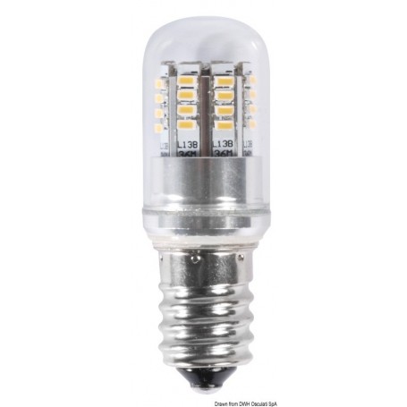 Ampoule LED SMD culot E14/E27 avec protection verre LED - Osculati ampoule-led-basse-consommation-12-24V 8033137047510 14.443.20