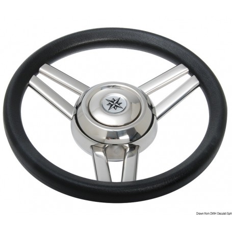 Volant Magnifico avec branches ovalisées - Osculati Volant & Barre à roue  45.177.01