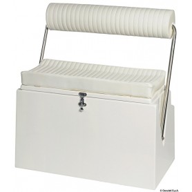 Fauteuil de pilotage pour bateaux à plat-bord bas avec dossier rabattable - Osculati Siège, fauteuil  et pied de siège 803313714