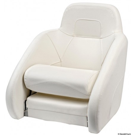 Siège anatomique rembourré avec flip up H54 - Osculati Siège, fauteuil  et pied de siège 8033137149399 48.410.01