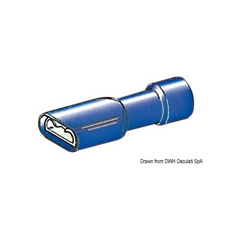 Cosses faston totalement pré-isolées 6,3 mm - Osculati Cosses et Cables électriques 8033137086649 14.185.55