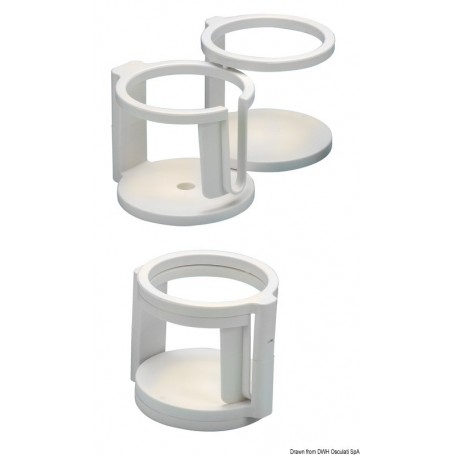 Porte-verre range-tasse porte-canette Swing Out Lot de 2 - Osculati vaisselle camping car 8033137150296 48.429.80