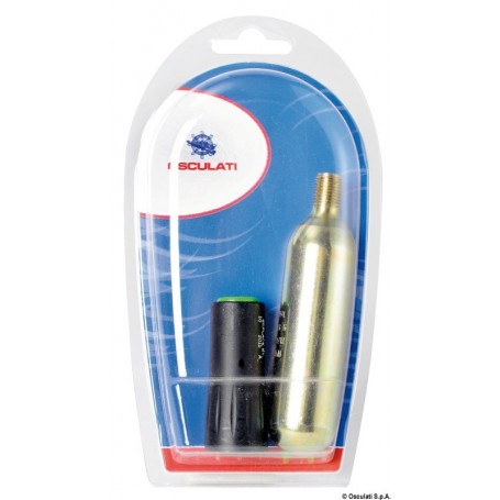 Bombonnes et kit de rechange valves universelles pour gilets autogonflables - Osculati gilet de sauvetage gonflable 803313703671