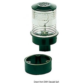 Feu de tête de mât Utility à 360° - Osculati Version:blanc/ boitier noir803313701229711.134.00