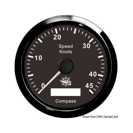 Speedomètre / compteur milles GPS GUARDIAN sans transducteur - Osculati Indicateurs de niveaux 8033137041211 27.780.02