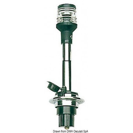 Hampe Compact extractible à plan - Osculati Feux de navigation 8033137012839 11.147.10