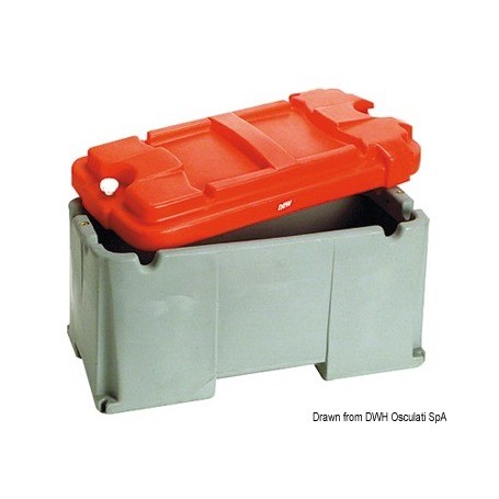 Boîte à batterie jusqu'à 200 A·h - Osculati batterie, bac et cosses 8033137091452 14.544.01