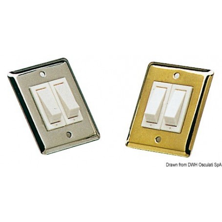 Interrupteur basculant à paroi - Osculati Les Interrupteurs 8033137001260 14.101.15