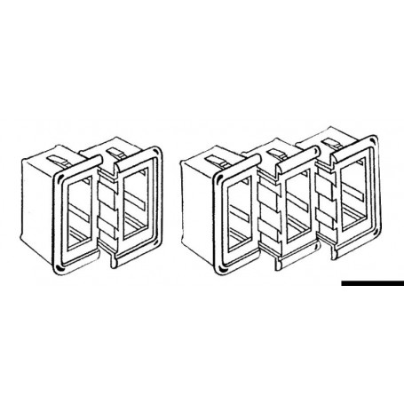 Cadre pour interrupteurs Les Interrupteurs 8033137088360 14.197.01