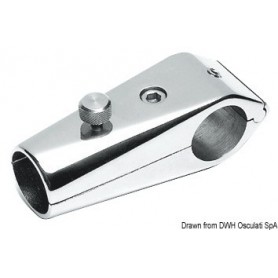 Support à manchon pour mât de pavillon - Osculati Version:Base mât pav.d.25mmxtube 30mm803313712211835.394.02