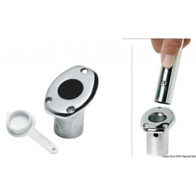 Supports encastrables pour mâts de pavillon - Osculati Drapeaux et pavillons 8033137121975 35.390.20