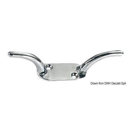 Taquet En laiton chromé, léger et solide Le lot de 2 Version:130 mm Lot de 2803313713246940.172.10