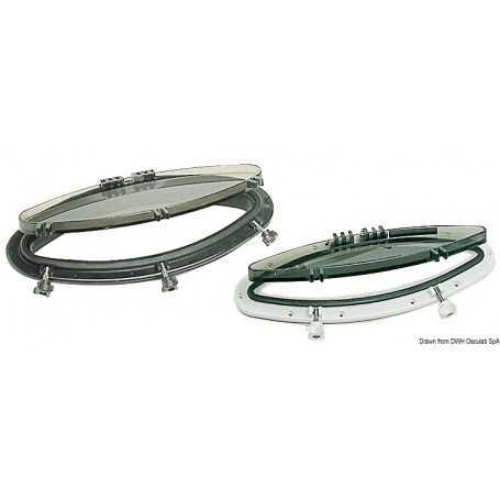 Hublots elliptiques BOMAR en nylon - Bomar Panneau de pont & hublot 8033137108150 19.616.00BI