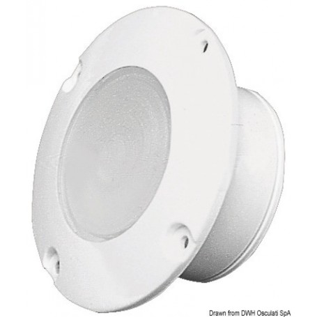 Feu à encastrer Courtesy Light pour cockpit - Osculati Version:12 V 10 W803313701127613.528.12