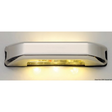 Lumière de courtoisie LED avec façade - Osculati Eclairage intérieur 8033137054624 13.428.11