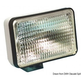 Projecteur imperméable avec ampoule halogène étanche Sealed Beam - Osculati Projecteurs de pont 8033137083969 13.309.04