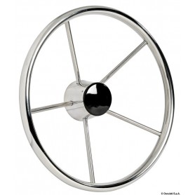 Barres à roue en inox poli miroir 5 branches - Osculati Volant & Barre à roue 8033137144110 45.165.32
