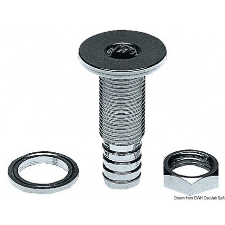 Dalot raccord laiton chromé Nables et events 8033137106682 18.531.00