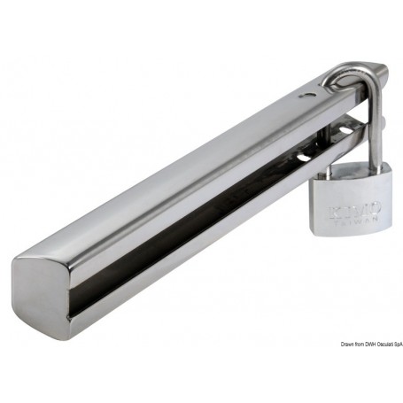 Dispositif antivol en acier inox pour moteurs hors-bord - Osculati Accessoires Hors bord 8033137037719 38.176.10