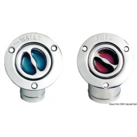 Bouchons de ravitaillement en inox poli miroir, à ras et avec poignée ouverture - Osculati Nables et events 8033137003271 20.467