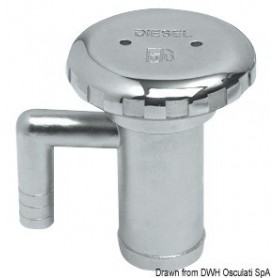 Bouchons de nable en inox AISI 316 poli miroir avec évent incorporé - Osculati Nables et events 8033137031595 20.565.01