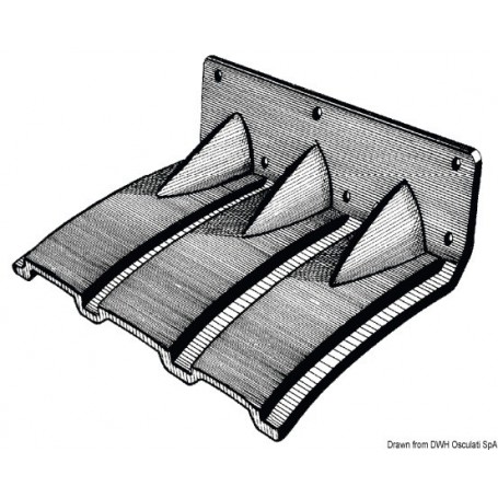 Flap  Auto trim - Osculati Flaps et accessoires 8033137156366 51.640.00