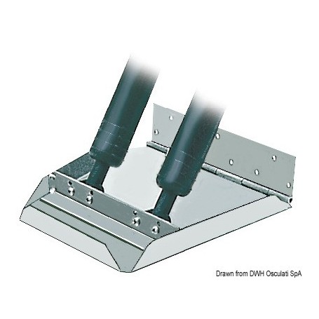 Flap Série HS pour bateaux allant au-delà de 40 nds - Douglas marine Flaps et accessoires 8033137155604 51.234.01