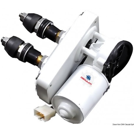 Moteur série 50 W pour bras max 800 mm et brosses max 700 mm - Osculati Moteur essuie-glace 8033137107481 19.184.01