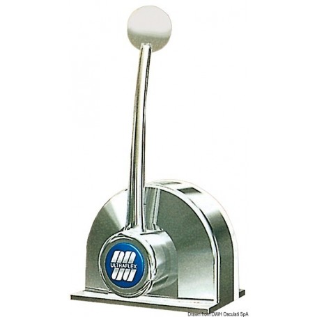 Boîtier mono-levier en alliage moulé, chromé - Uflex Boîtier de commande 8033137143649 45.043.00