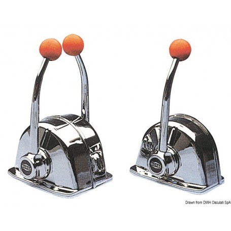 Mono-levier MORSE série MT - Teleflex Boîtier de commande  45.095.00