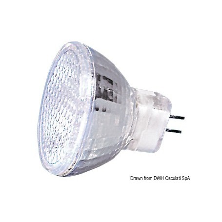 Ampoule halogène à réflecteur dichroïque culot G4 - Osculati ampoule-led-basse-consommation-12-24V 8033137047749 14.258.57