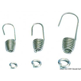Crochets et anneaux à baguer en inox - Osculati Cordages 8033137167683 63.185.06
